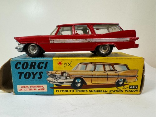 Corgi toys 445 plymouth - toys,