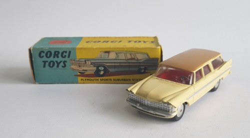 Corgi toys 219 plymouth - toys,