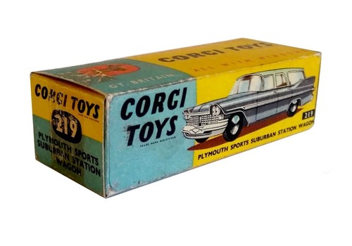 Corgi toys boîte box repro